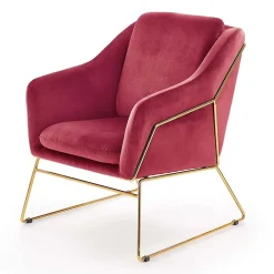 Garnero Arredamenti Poltrona imbottita design Erminia3 Bordeaux Clearance