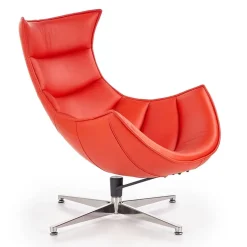 Garnero Arredamenti Poltrona imbottita design Isotta Rosso Hot