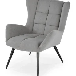 Garnero Arredamenti Poltrona imbottita in tessuto nero Snooz Grigio Best