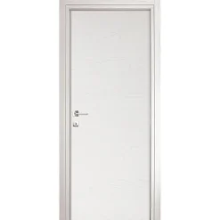 Garnero Arredamenti Porta battente reversibile per interni 80x210h cm Niagara Bianco Frassinato Online
