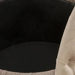 Garnero Arredamenti Pouf contenitore moderno Maximilien Beige New