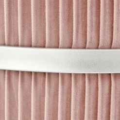 Garnero Arredamenti Pouf da salotto contenitore in velluto Franklin Rosa Online