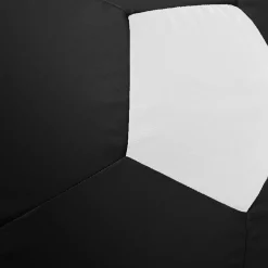 Garnero Arredamenti Pouf poltrona sacco palla da calcio ecopelle nero bianco Lionel Nero - Bianco Sale