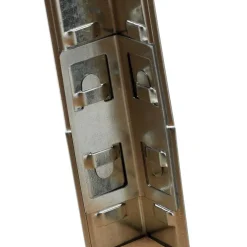 Garnero Arredamenti Scaffale in metallo 4 ripiani 80x160cm grigio legno Simba Clearance