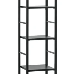 Garnero Arredamenti Scaffale sospeso da parete 30x176h cm 6 ripiani nero opaco in metallo Misaki Gihome® Hot