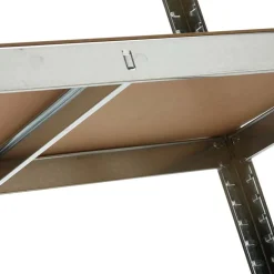 Garnero Arredamenti Scaffale 90x180cm in metallo 5 ripiani multiuso grigio legno Simba Hot