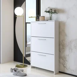 Garnero Arredamenti Scarpiera ingresso 69x115h cm bianco opaco Benton