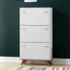 Garnero Arredamenti Scarpiera 60x130h cm 3 ante bianco rovere Clea Hot