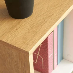 Garnero Arredamenti Scrivania 149/50cm ufficio moderna bianco rovere Jade Gihome® Bianco Opaco - Rovere Hot