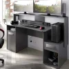 Garnero Arredamenti Scrivania 154x69cm gaming salvaspazio moderna grafite Seneca Sale