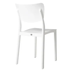 Garnero Arredamenti Sedia da pranzo impilabile polipropilene Tania Bianco