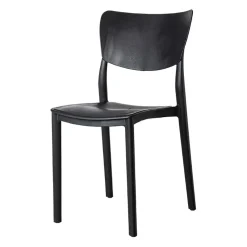 Garnero Arredamenti Sedia da pranzo impilabile polipropilene grigio Tania Antracite