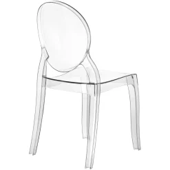 Garnero Arredamenti Sedia da pranzo policarbonato trasparente impilabile Diva Hot