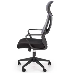 Garnero Arredamenti Sedia da ufficio con ruote in tessuto rete grigio nero Clay Nero - Grigio Hot