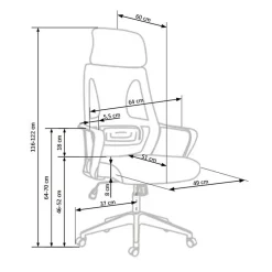 Garnero Arredamenti Sedia da ufficio con ruote in tessuto rete grigio nero Clay Nero - Grigio Hot
