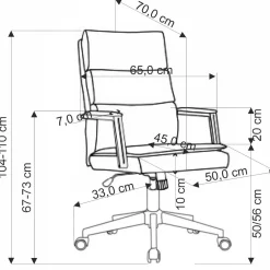 Garnero Arredamenti Sedia da ufficio con ruote e braccioli in tessuto oliva Yara Verde Online