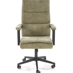 Garnero Arredamenti Sedia da ufficio con ruote e braccioli in tessuto oliva Yara Verde Online