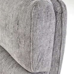 Garnero Arredamenti Sedia da ufficio con ruote e braccioli in tessuto Yara Grigio New