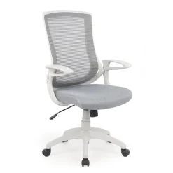 Garnero Arredamenti Sedia da ufficio design in tessuto grigio bianca Diesel Best