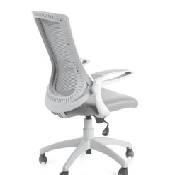 Garnero Arredamenti Sedia da ufficio design in tessuto grigio bianca Diesel Best