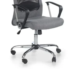 Garnero Arredamenti Sedia da ufficio design moderno in tessuto grigio Freemont Clearance