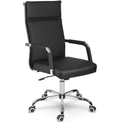 Garnero Arredamenti Sedia da ufficio design moderno con ruote nera Workisy Hot