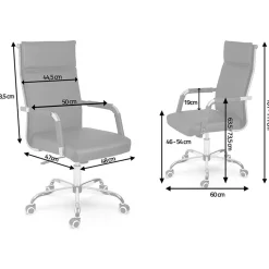 Garnero Arredamenti Sedia da ufficio design moderno con ruote nera Workisy Hot