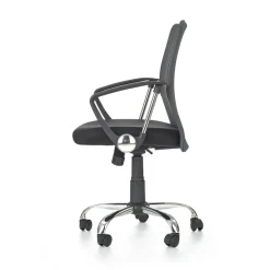 Garnero Arredamenti Sedia da ufficio girevole in tessuto nero grigio Shelly Nero - Grigio Hot