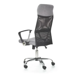 Garnero Arredamenti Sedia da ufficio regolabile in tessuto nero grigio Tweedy