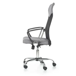 Garnero Arredamenti Sedia da ufficio regolabile in tessuto nero grigio Tweedy