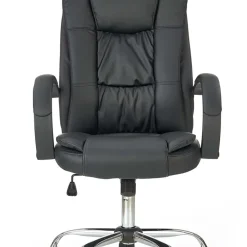 Garnero Arredamenti Sedia ergonomica imbottita con braccioli da ufficio presidenziale nera Class Nero Sale