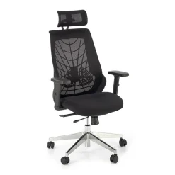 Garnero Arredamenti Sedia gaming con ruote regolabile in tessuto nero Riccardi New