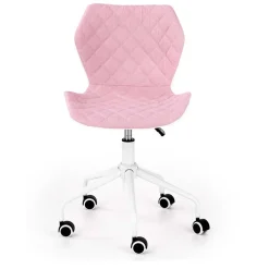 Garnero Arredamenti Sedia per scrivania ragazzi in tessuto ecopelle bianco Bilbao Rosa Discount