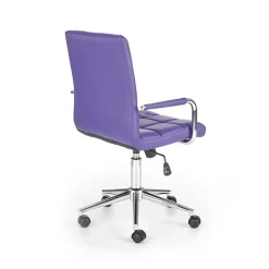 Garnero Arredamenti Sedia per scrivania ragazzi in ecopelle Holly Viola New