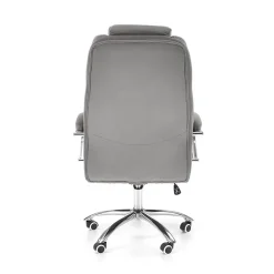 Garnero Arredamenti Sedia ufficio con ruote regolabile in velluto grigio Argor Hot