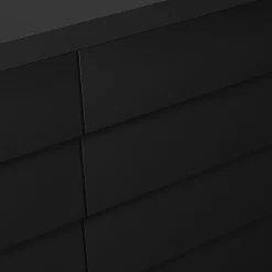 Garnero Arredamenti Set 2 comodini 45x51h cm 1 anta nero Wild Nero Opaco Clearance