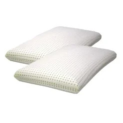 Garnero Arredamenti Set 2 cuscini guanciali 70x40cm saponetta in memory Morfeo Discount