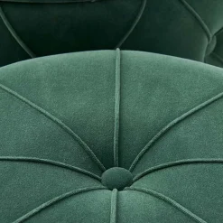 Garnero Arredamenti Set 2 pouf moderno contenitore in velluto Emil Verde Best