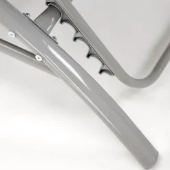 Garnero Arredamenti Set 2 sdraio da giardino con tavolino relax nero grigio Marea