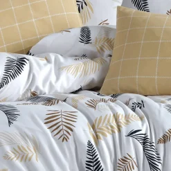 Garnero Arredamenti Set copripiumino matrimoniale e federe 220x240cm beige Ingrid Sale