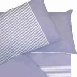 Garnero Arredamenti Set lenzuola matrimoniali con 4 federe in cotone lilla Strudel Hot