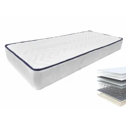 Garnero Arredamenti Set materasso singolo con rete a doghe 82x190cm Elisir Gihome® Hot