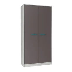 Garnero Arredamenti Set scrivania+armadio+colonna grigio bianco pino grigio blu Maya Gihome® New
