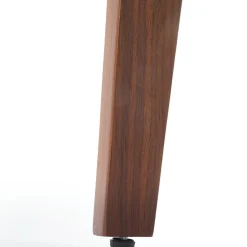 Garnero Arredamenti Sgabello alto da bar in ecopelle moderno noce nero Ruby Noce - Nero New