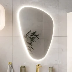 Garnero Arredamenti Specchio da parete retroilluminato 57x80cm Nude