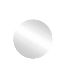 Garnero Arredamenti Specchio da parete retroilluminato rotondo 80x80cm vetro Cosca New