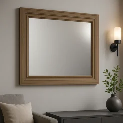 Garnero Arredamenti Specchio da parete 120x80cm rovere Blend