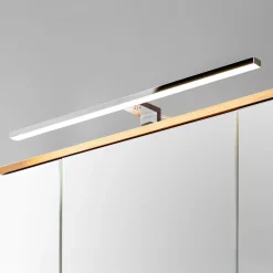 Garnero Arredamenti Specchio mobile contenitore 94x72cm 3 ante bianco rovere Dual