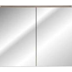 Garnero Arredamenti Specchio mobile contenitore 80x65cm grigio Serif New