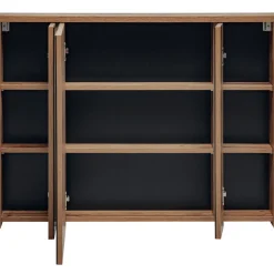 Garnero Arredamenti Specchio mobile contenitore 100x75cm 3 ante rovere Stony Best